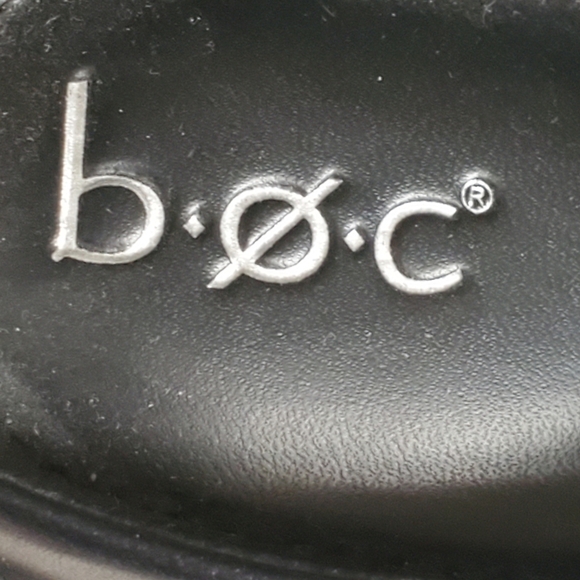 BOC BORN CONCEPT JULITTA WEDGE ESPADRILLE 10M. NWOT BLACK SLIP ON - Picture 8 of 9